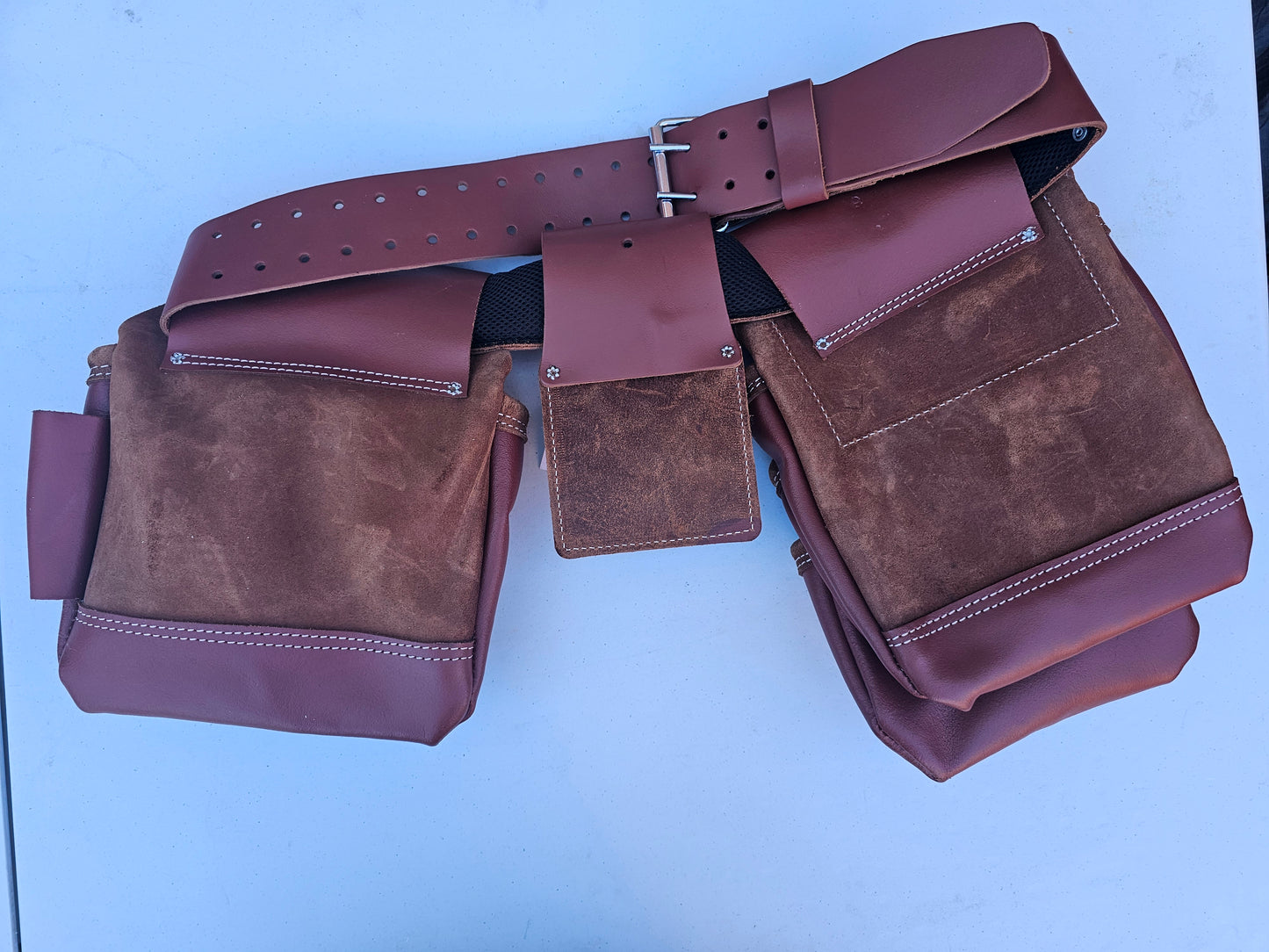 Handyman's 11 Pocket Leather Tool Belt